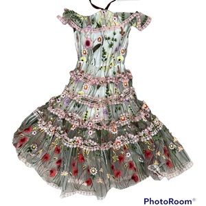 Rare Alexis little girl’s ruffle dress
